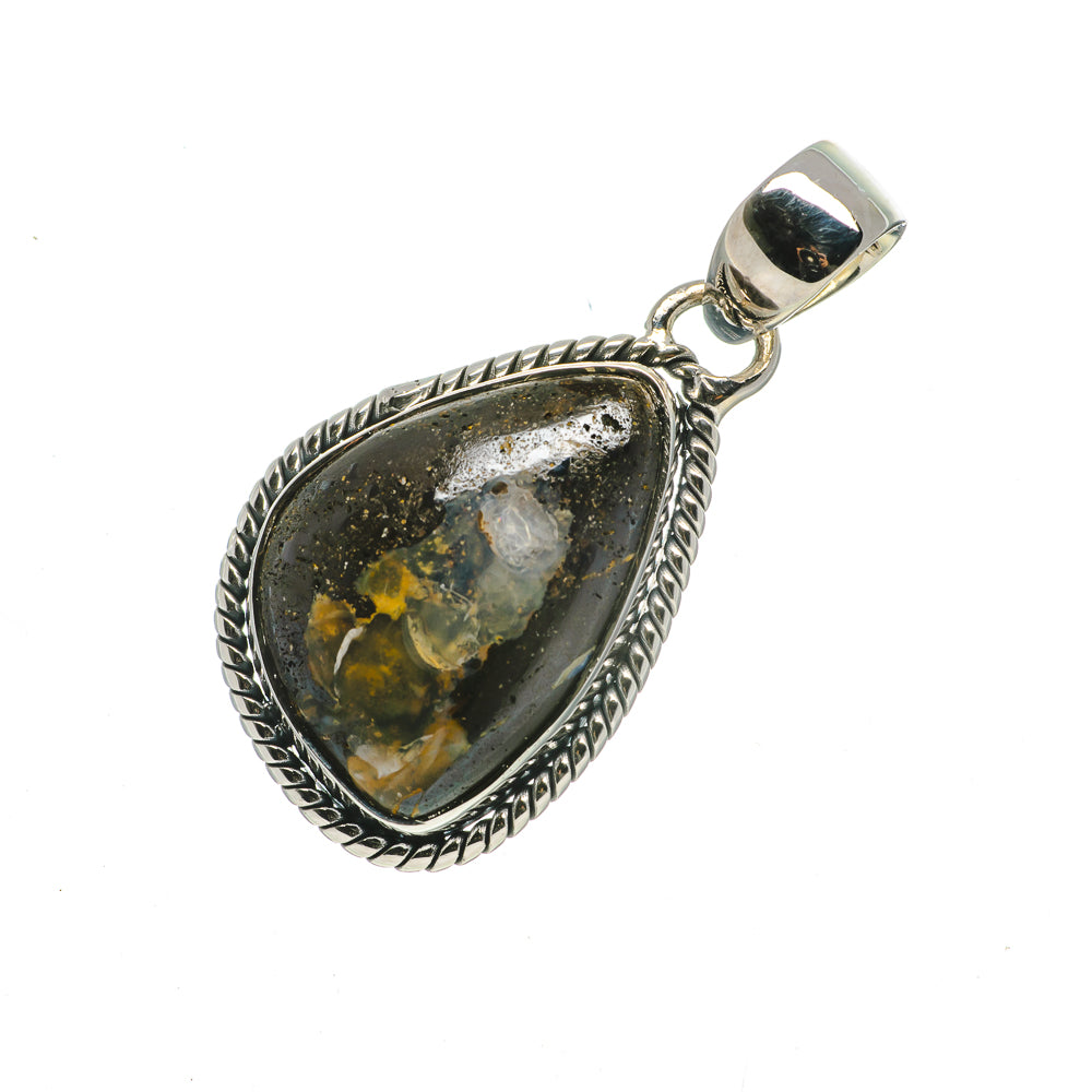 Boulder Opal Pendants handcrafted by Ana Silver Co - PD710748
