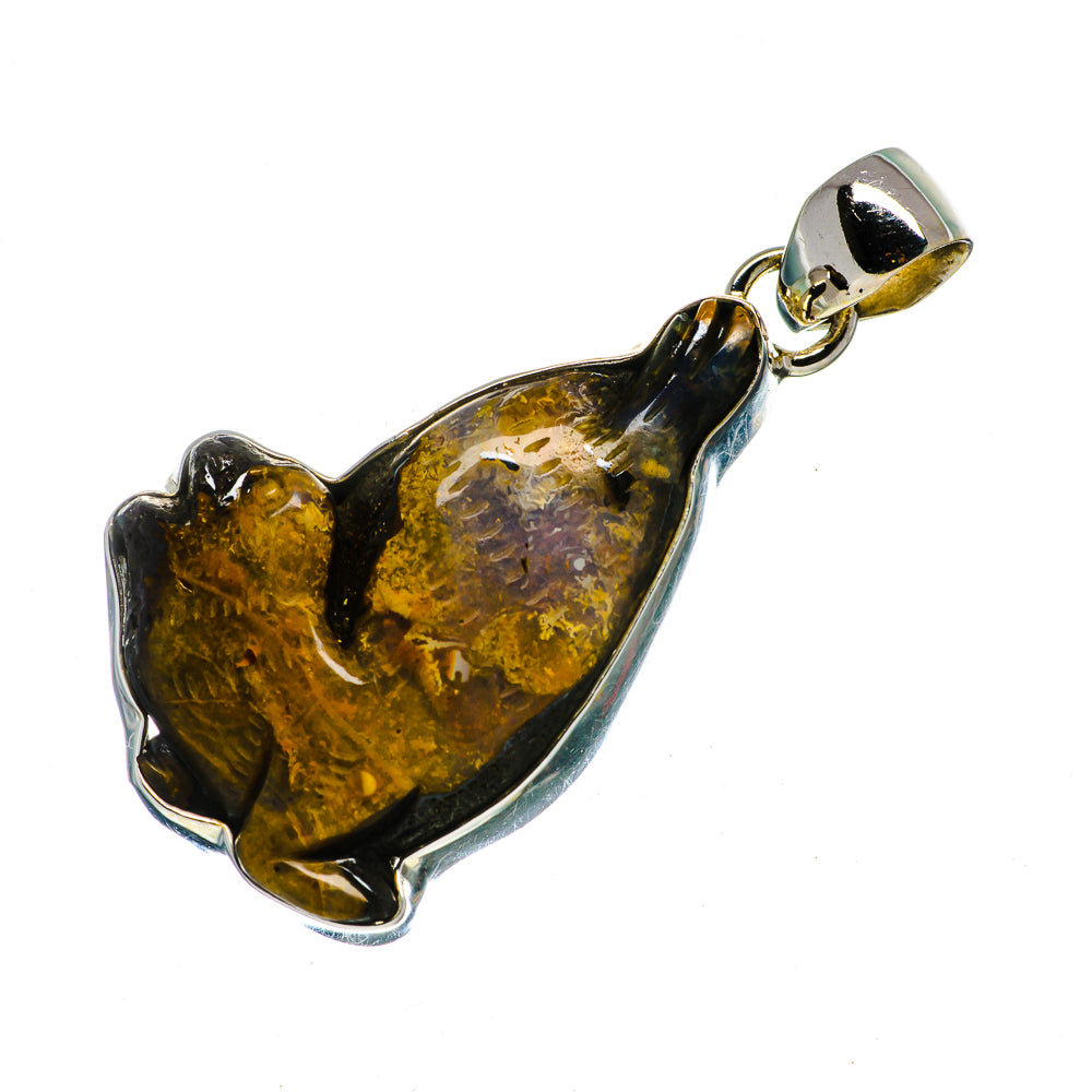 Boulder Opal Pendants handcrafted by Ana Silver Co - PD715634