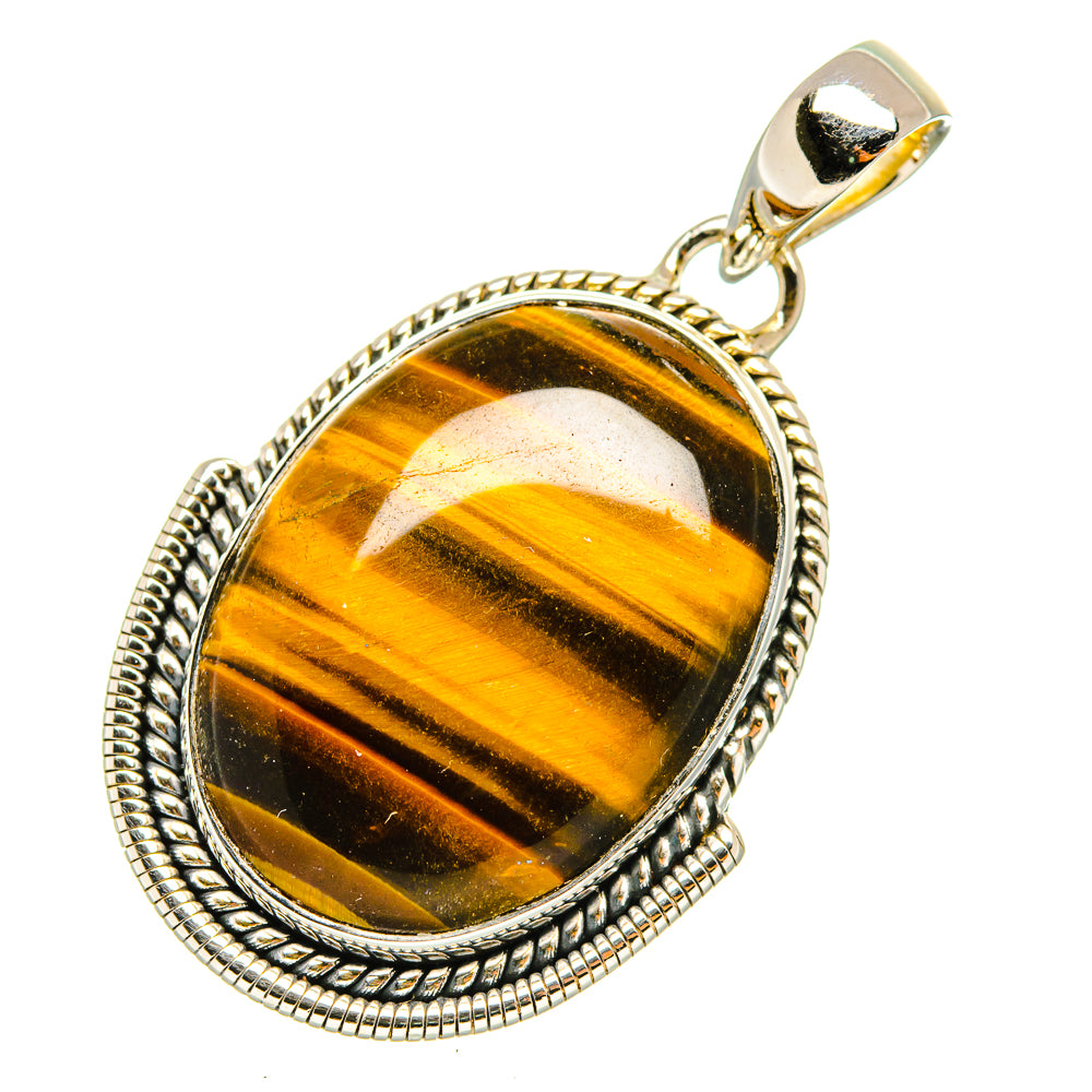 Tiger Eye Pendants handcrafted by Ana Silver Co - PD7164