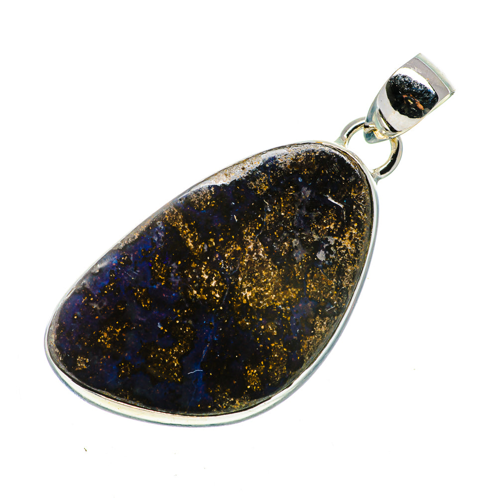 Boulder Opal Pendants handcrafted by Ana Silver Co - PD718385