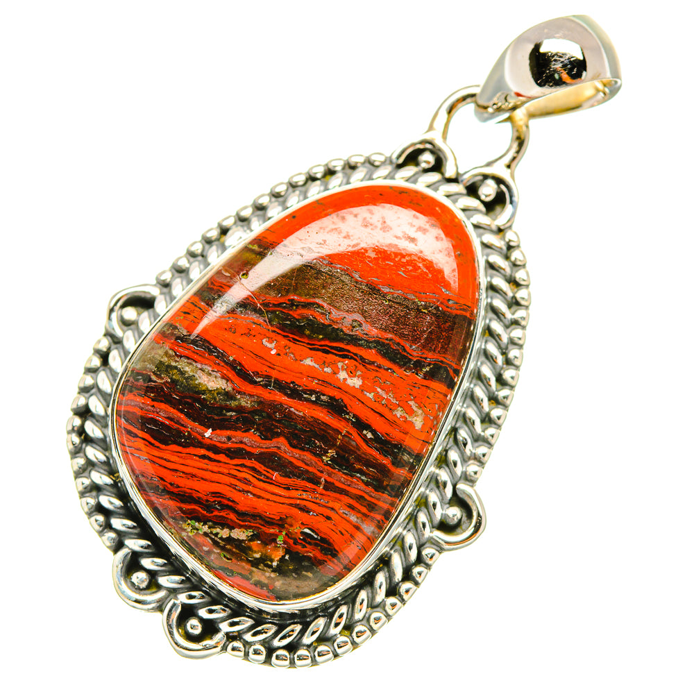 Red Jasper Pendants handcrafted by Ana Silver Co - PD7187