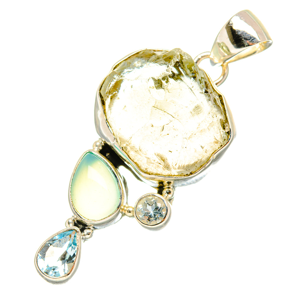 Green Amethyst Pendants handcrafted by Ana Silver Co - PD7205
