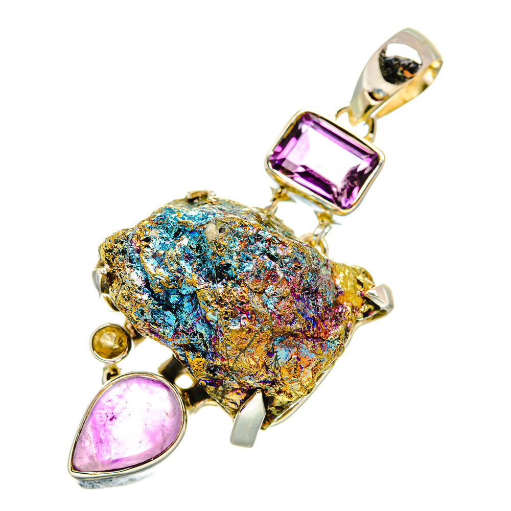 Titanium Druzy Pendants handcrafted by Ana Silver Co - PD7239