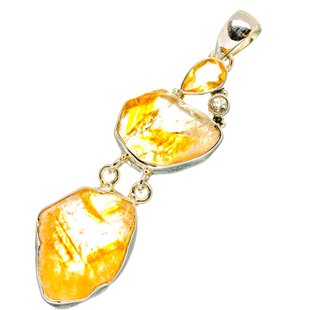 Citrine Pendants handcrafted by Ana Silver Co - PD7247