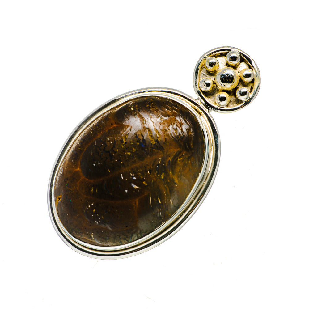 Boulder Opal Pendants handcrafted by Ana Silver Co - PD724836