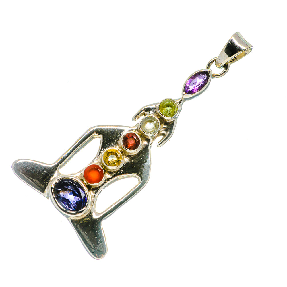 Multi-Stone Chakra Pendants handcrafted by Ana Silver Co - PD726625