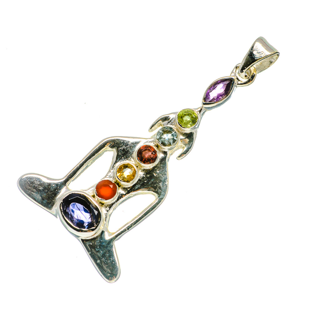 Multi-Stone Chakra Pendants handcrafted by Ana Silver Co - PD726626