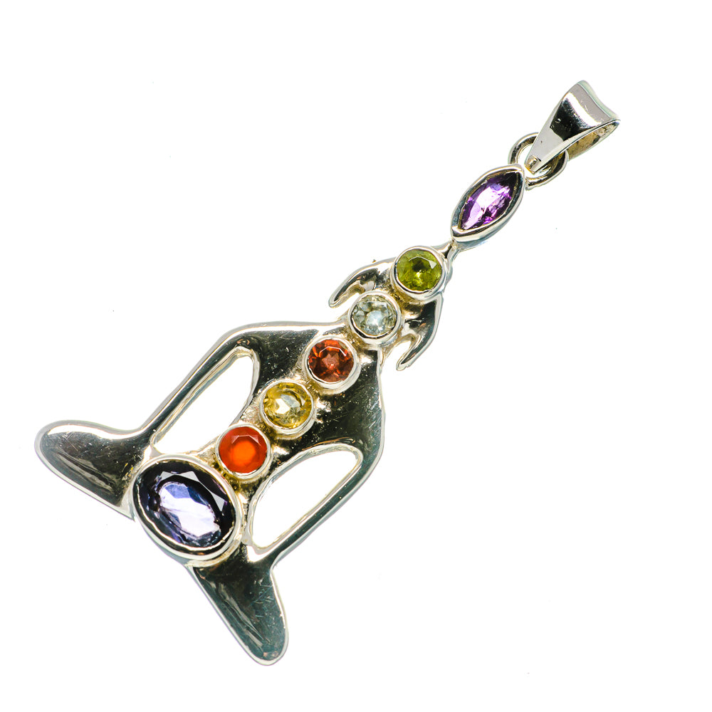 Multi-Stone Chakra Pendants handcrafted by Ana Silver Co - PD726798