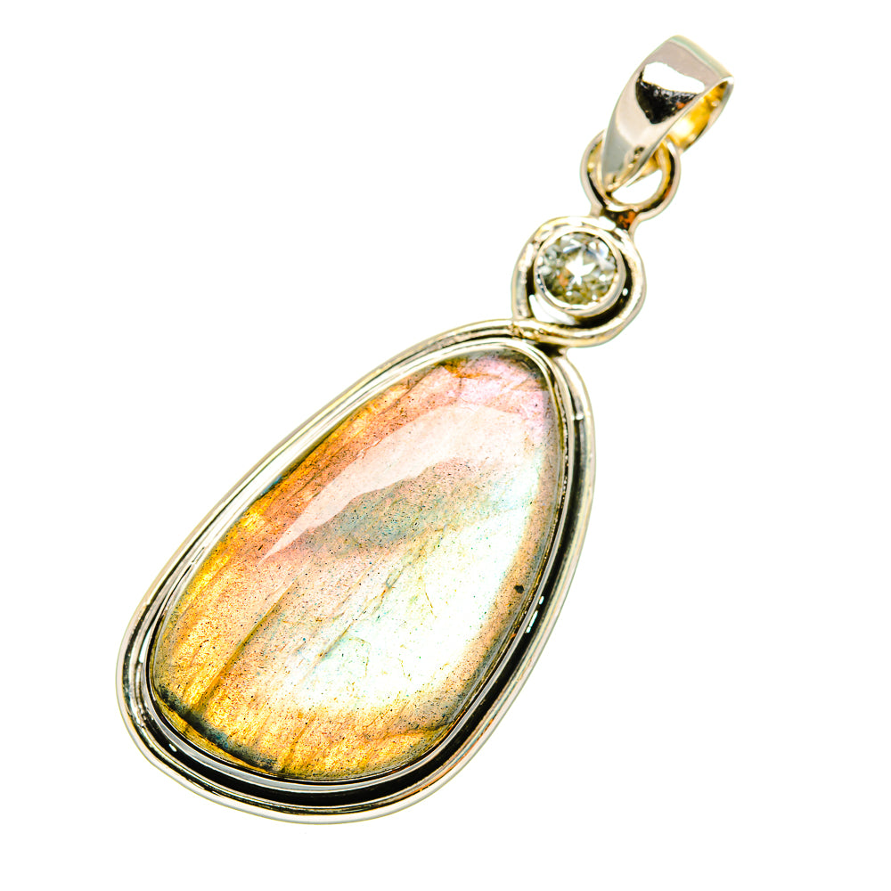Labradorite Pendants handcrafted by Ana Silver Co - PD7304