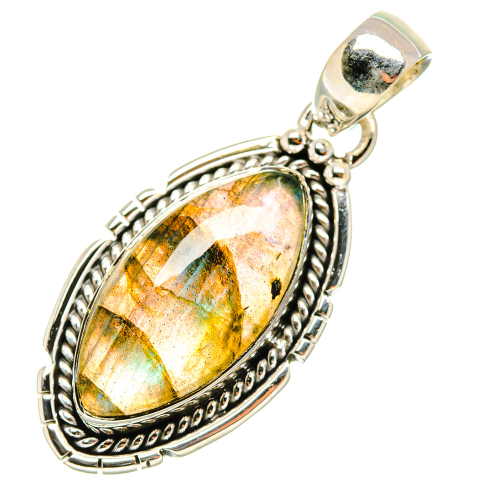 Labradorite Pendants handcrafted by Ana Silver Co - PD7314