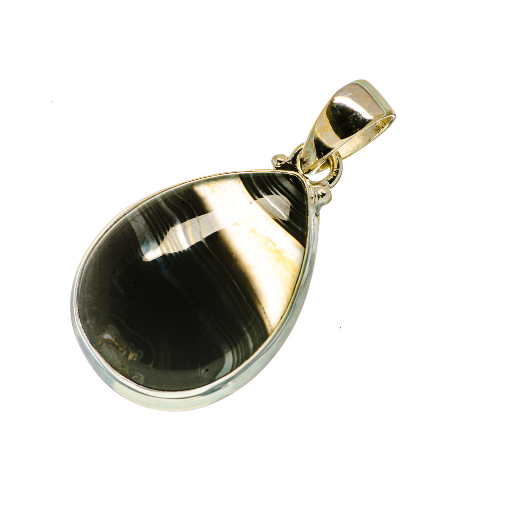 Psilomelane Pendants handcrafted by Ana Silver Co - PD731775