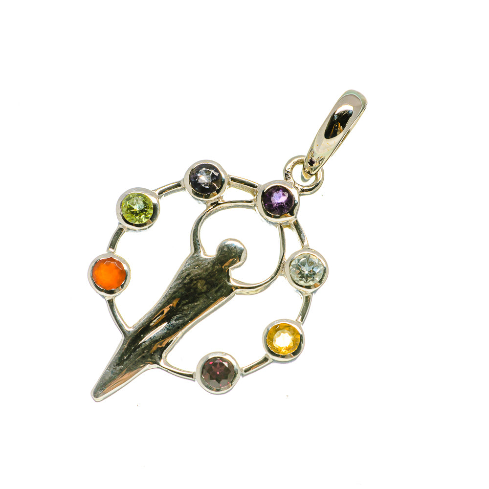 Multi-Stone Chakra Pendants handcrafted by Ana Silver Co - PD732072