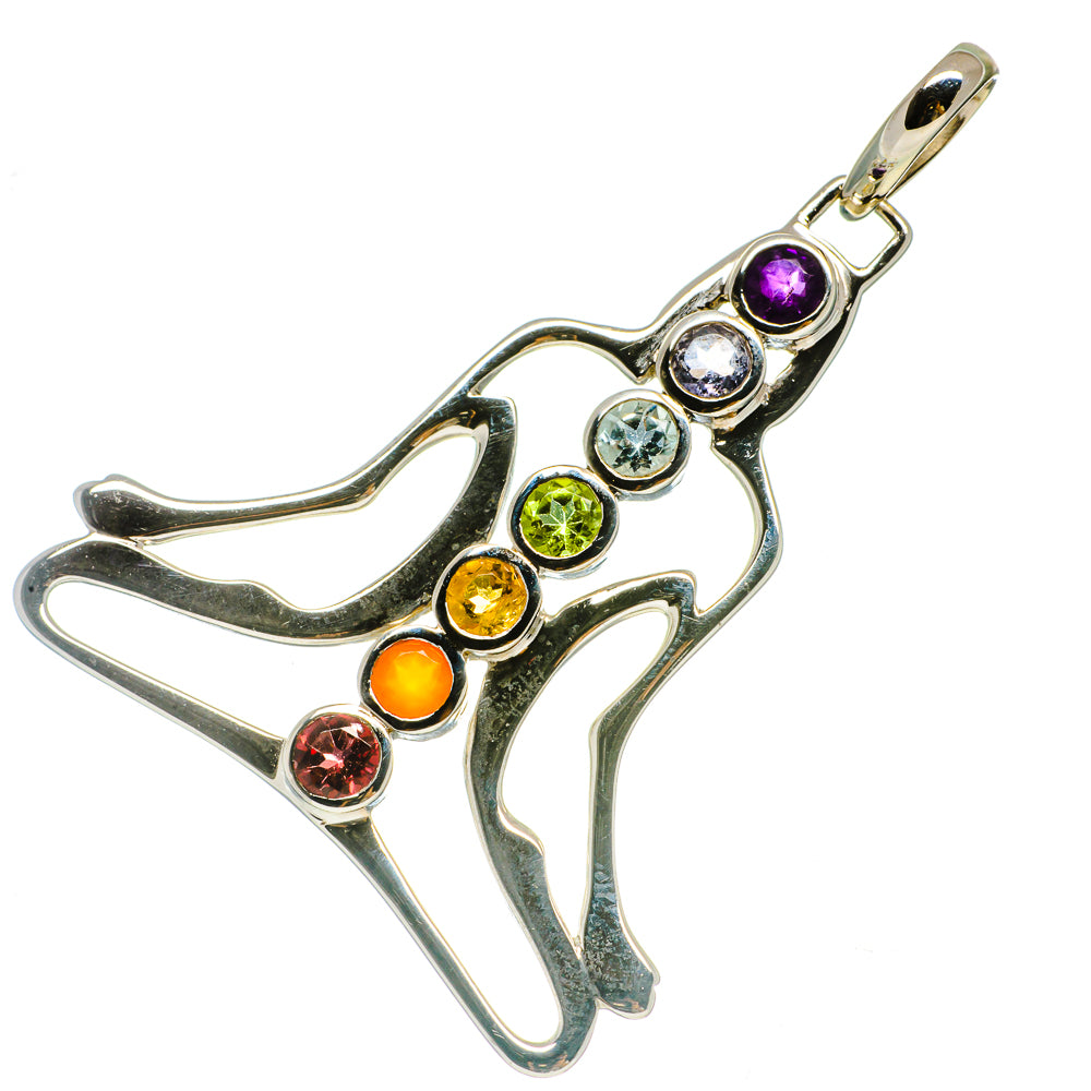 Multi-Stone Chakra Pendants handcrafted by Ana Silver Co - PD732173
