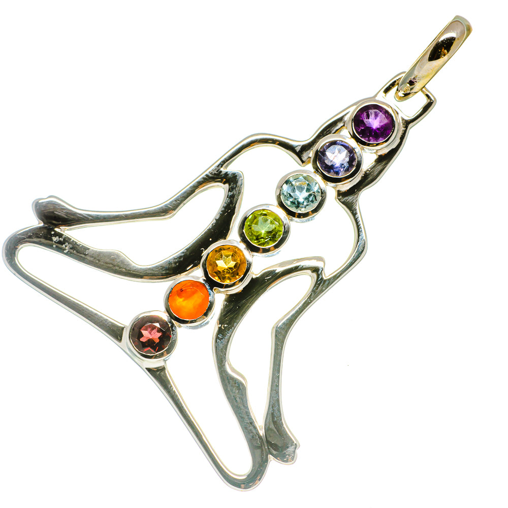 Multi-Stone Chakra Pendants handcrafted by Ana Silver Co - PD732183