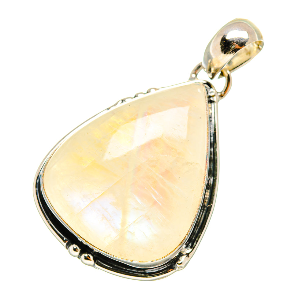 Rainbow Moonstone Pendants handcrafted by Ana Silver Co - PD7323