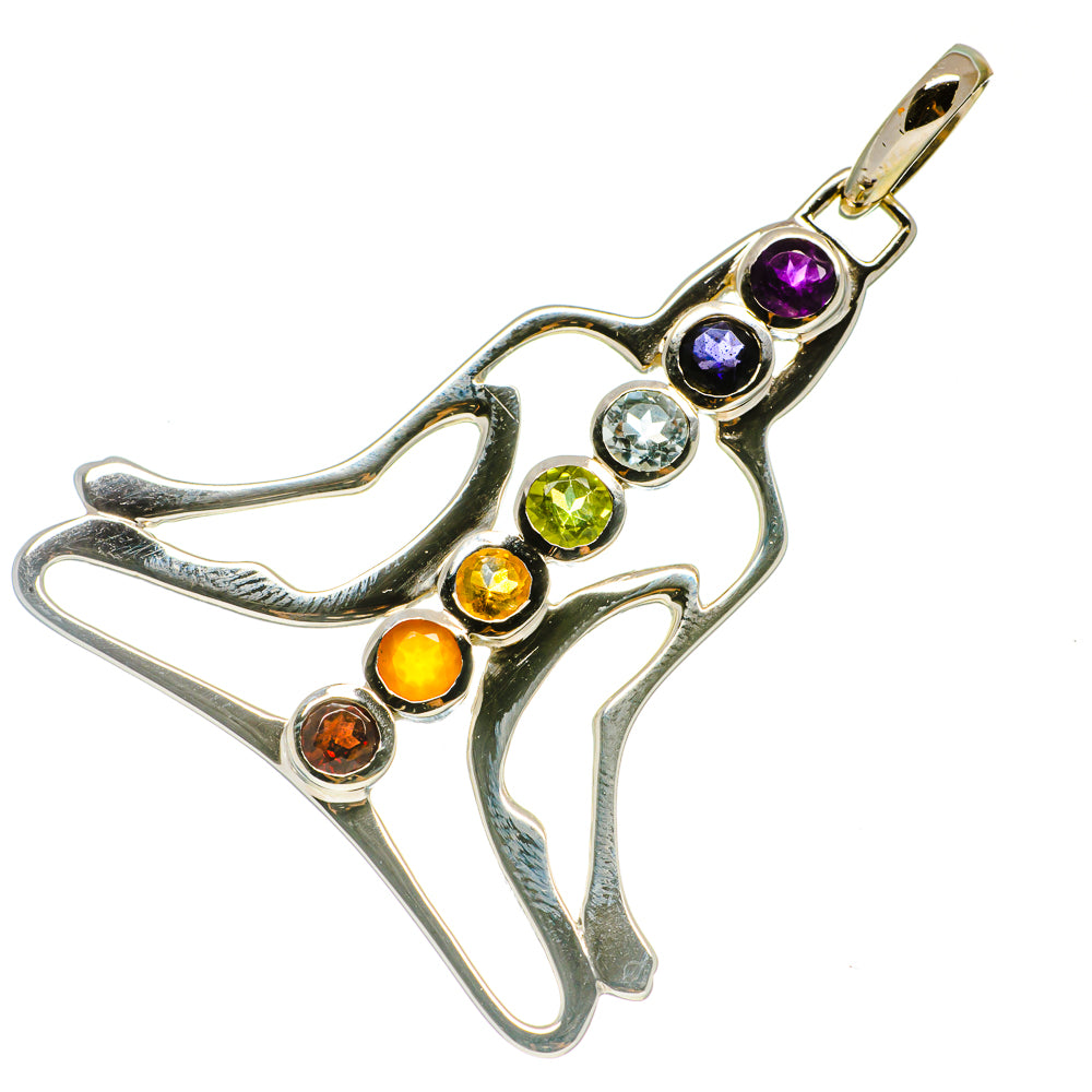 Multi-Stone Chakra Pendants handcrafted by Ana Silver Co - PD732334