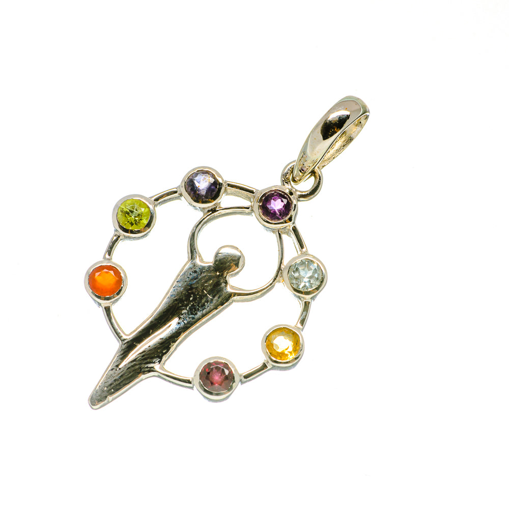 Multi-Stone Chakra Pendants handcrafted by Ana Silver Co - PD732367