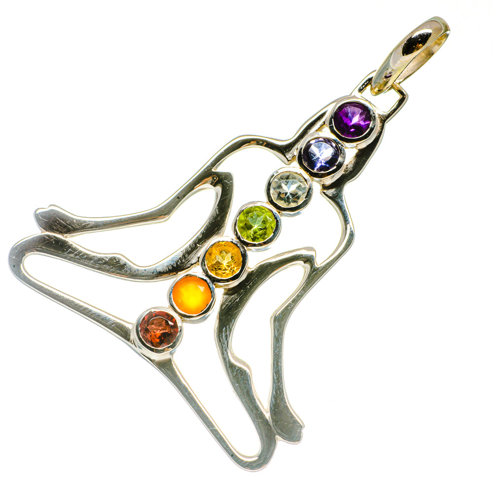 Multi-Stone Chakra Pendants handcrafted by Ana Silver Co - PD732450