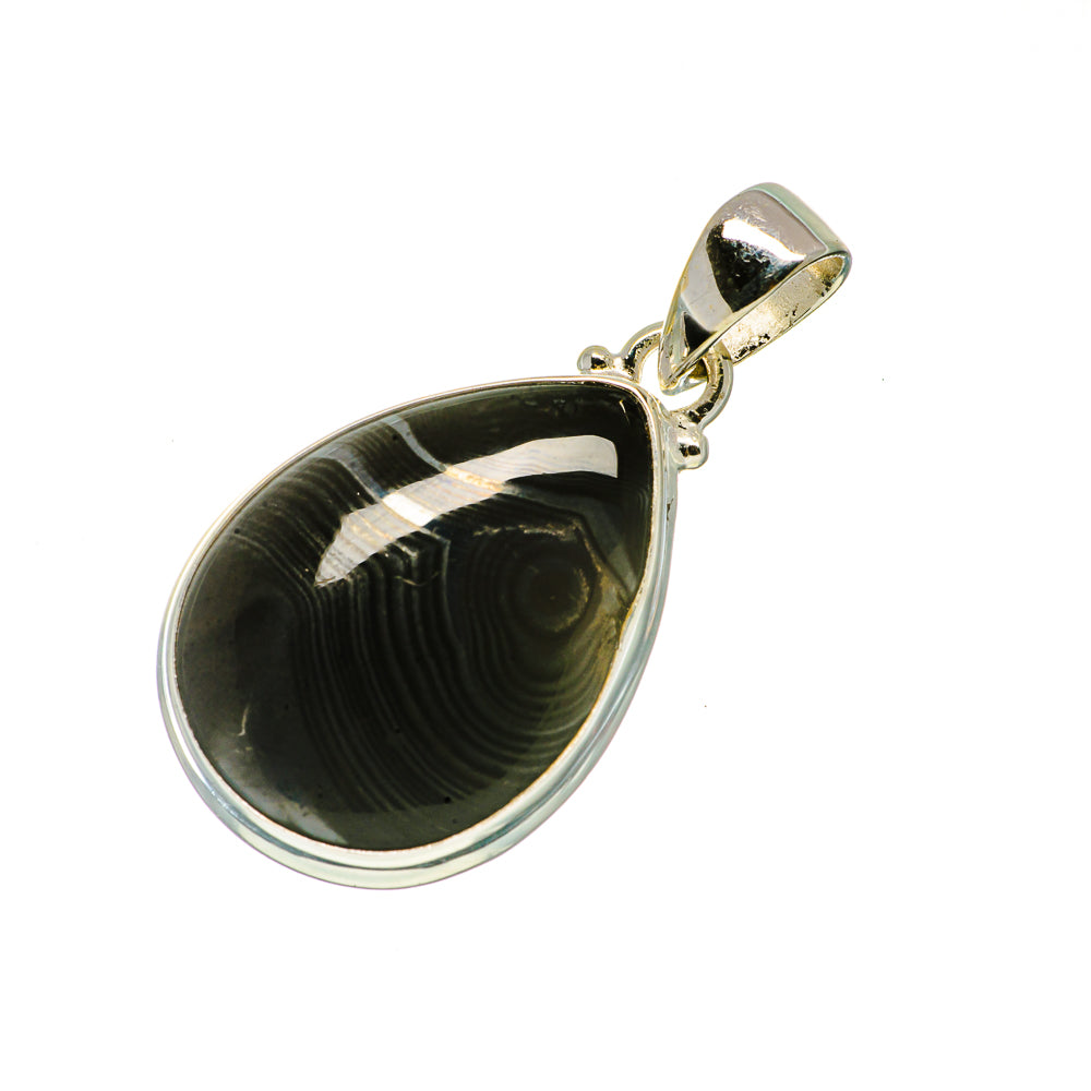 Psilomelane Pendants handcrafted by Ana Silver Co - PD732656