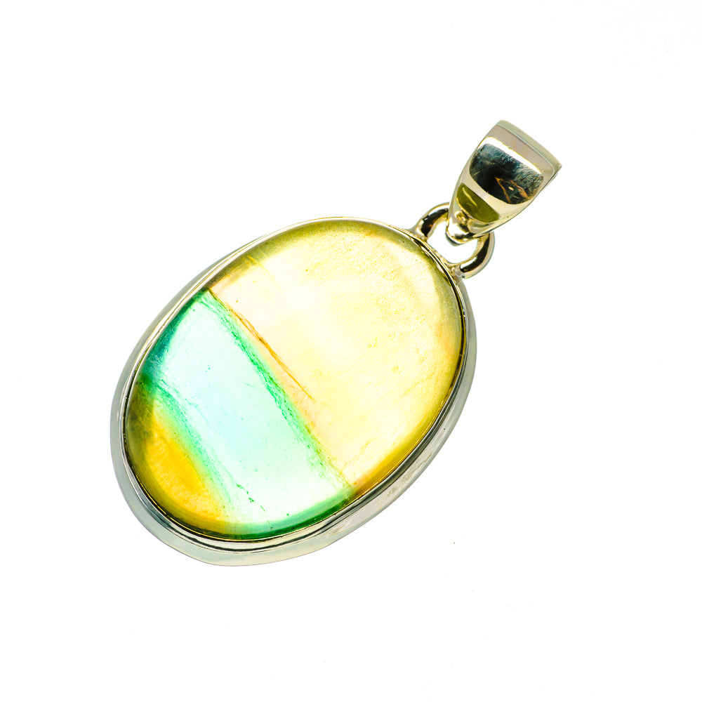 Green Fluorite Pendants handcrafted by Ana Silver Co - PD732729