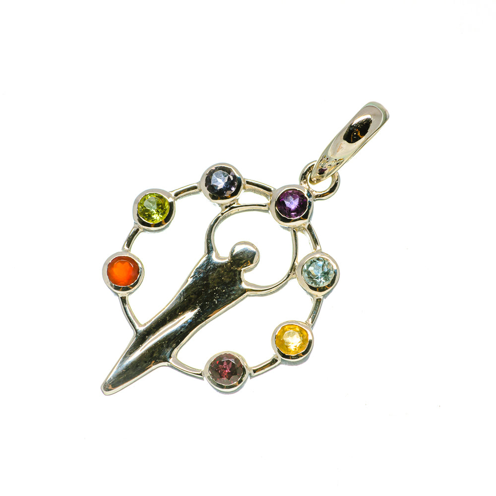 Multi-Stone Chakra Pendants handcrafted by Ana Silver Co - PD732789