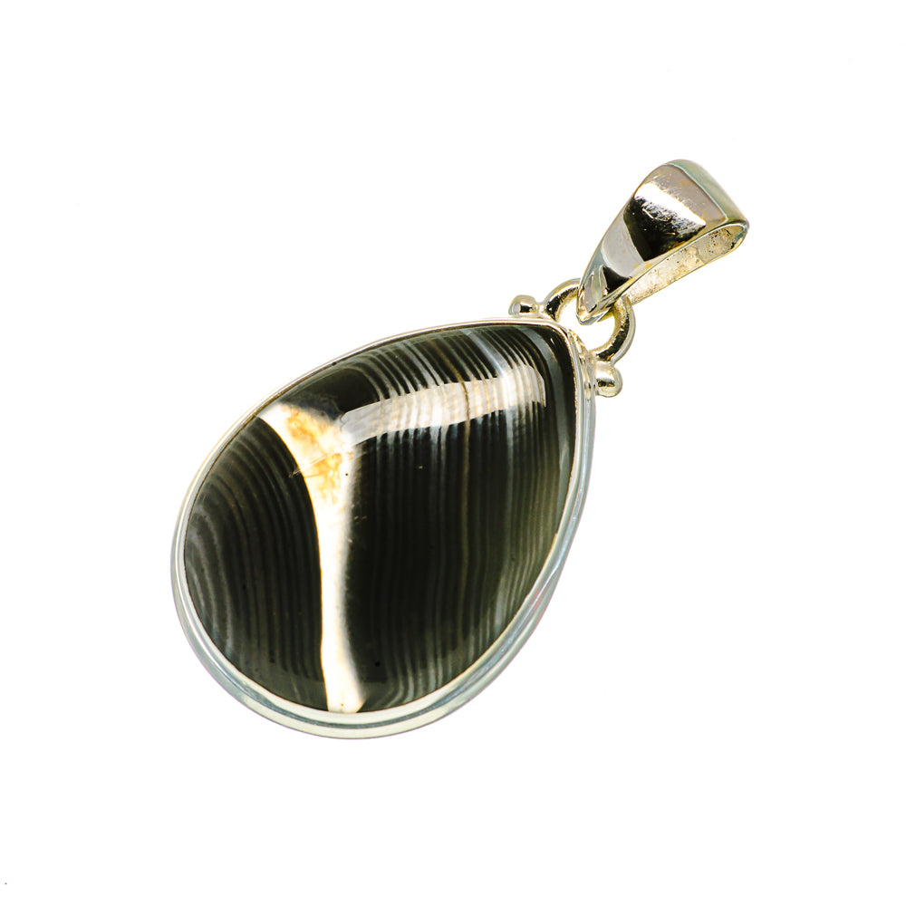 Psilomelane Pendants handcrafted by Ana Silver Co - PD733077