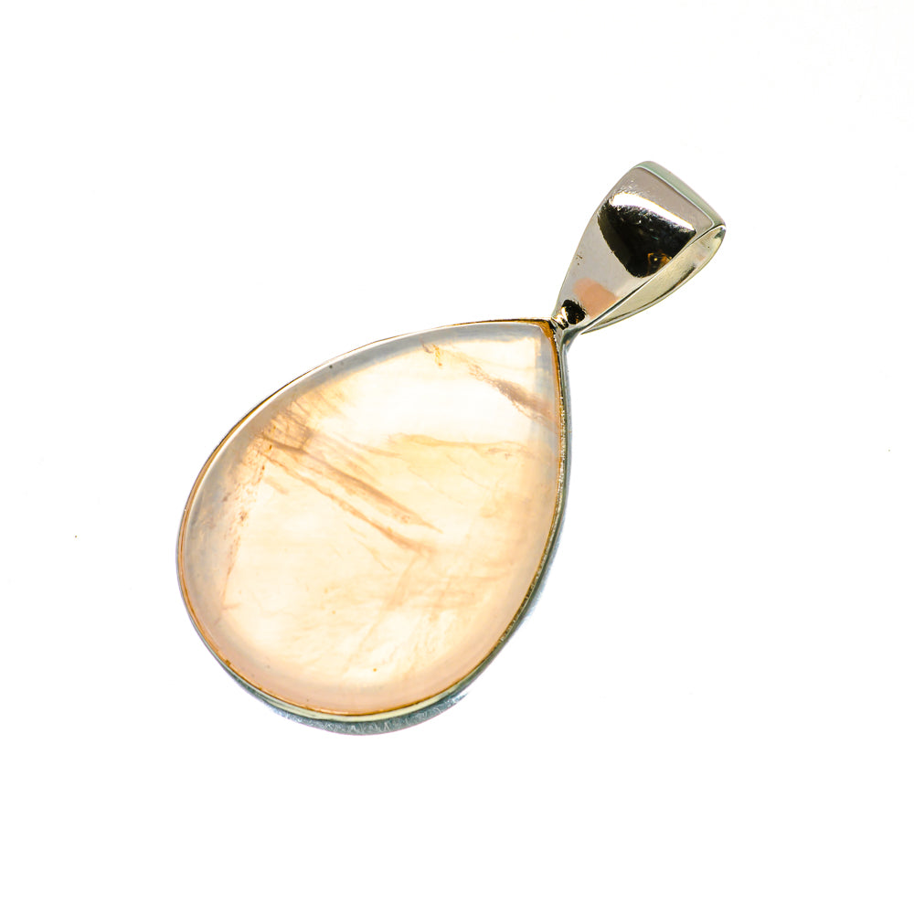 Rose Quartz Pendants handcrafted by Ana Silver Co - PD733987