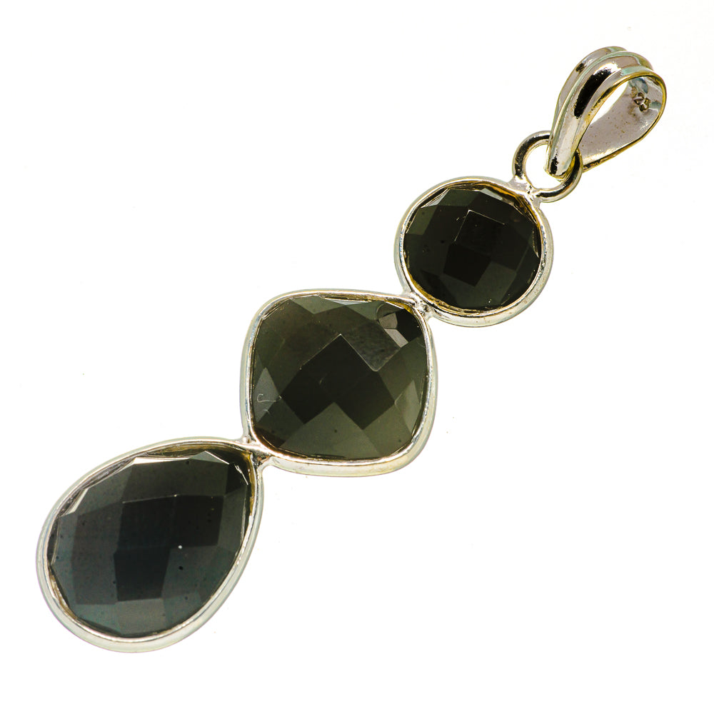 Black Onyx Pendants handcrafted by Ana Silver Co - PD734066
