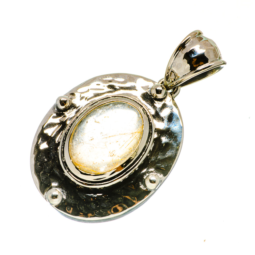 Rutilated Quartz Pendants handcrafted by Ana Silver Co - PD734295