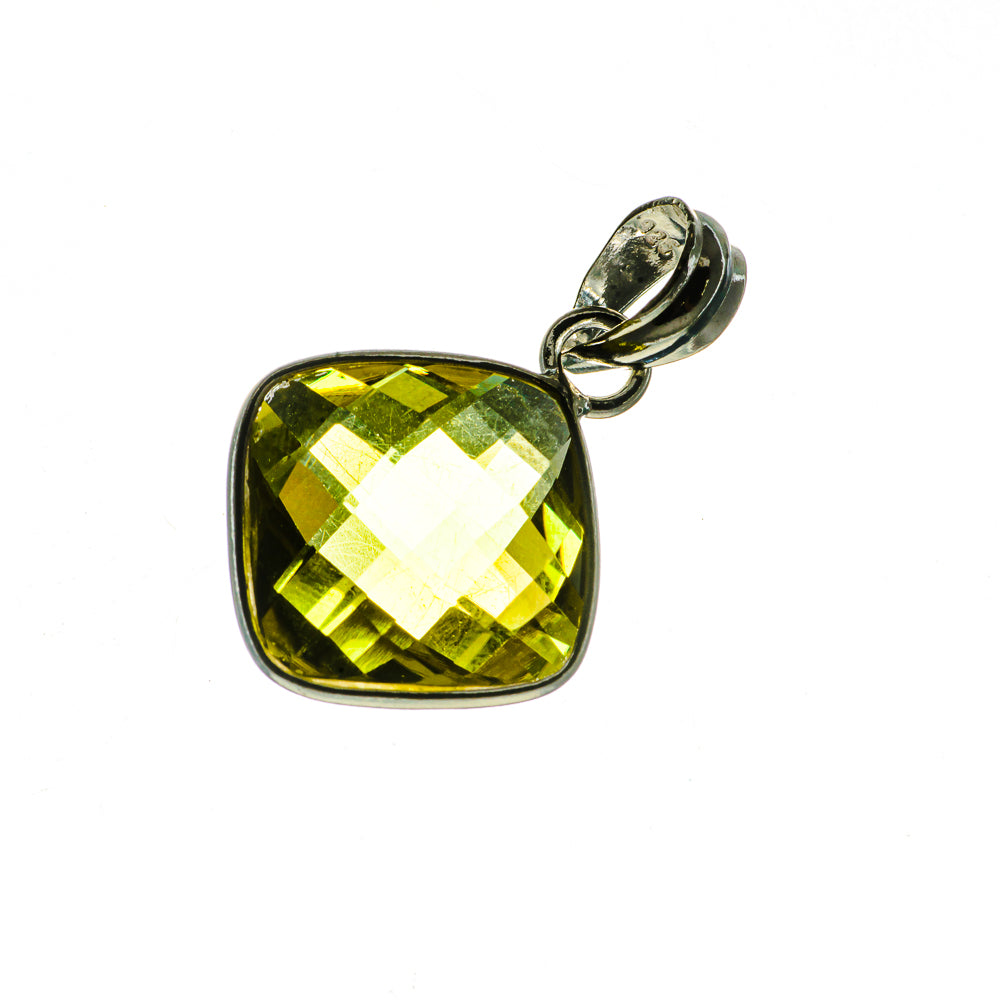 Lemon Quartz Pendants handcrafted by Ana Silver Co - PD734394