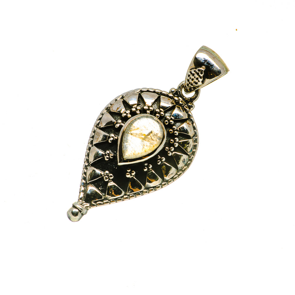 Rainbow Moonstone Pendants handcrafted by Ana Silver Co - PD734401