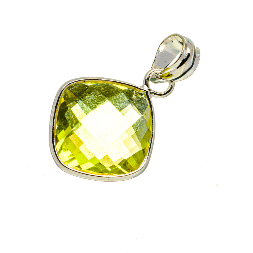 Lemon Quartz Pendants handcrafted by Ana Silver Co - PD734477