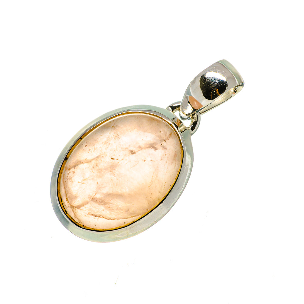 Rose Quartz Pendants handcrafted by Ana Silver Co - PD735028