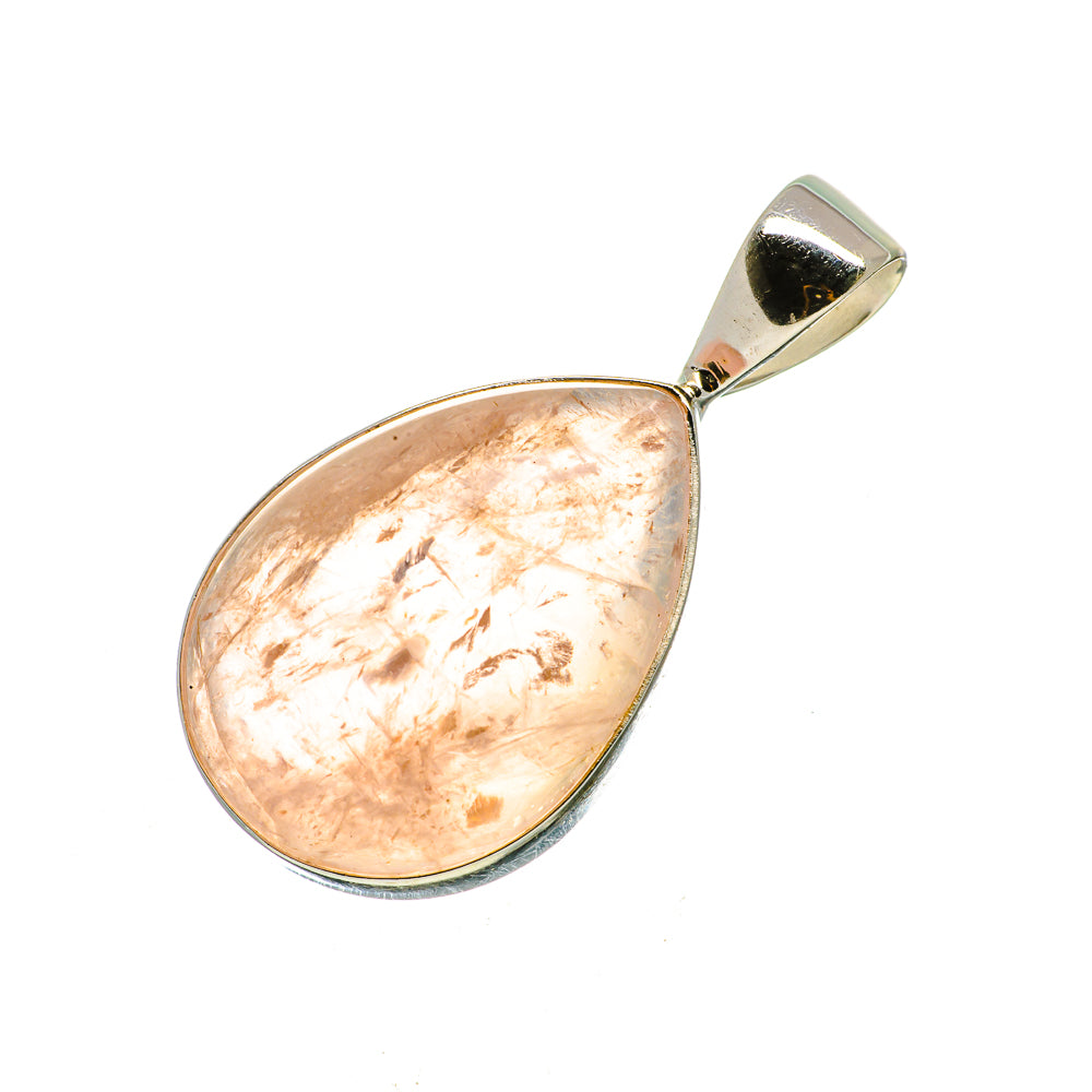 Rose Quartz Pendants handcrafted by Ana Silver Co - PD735070