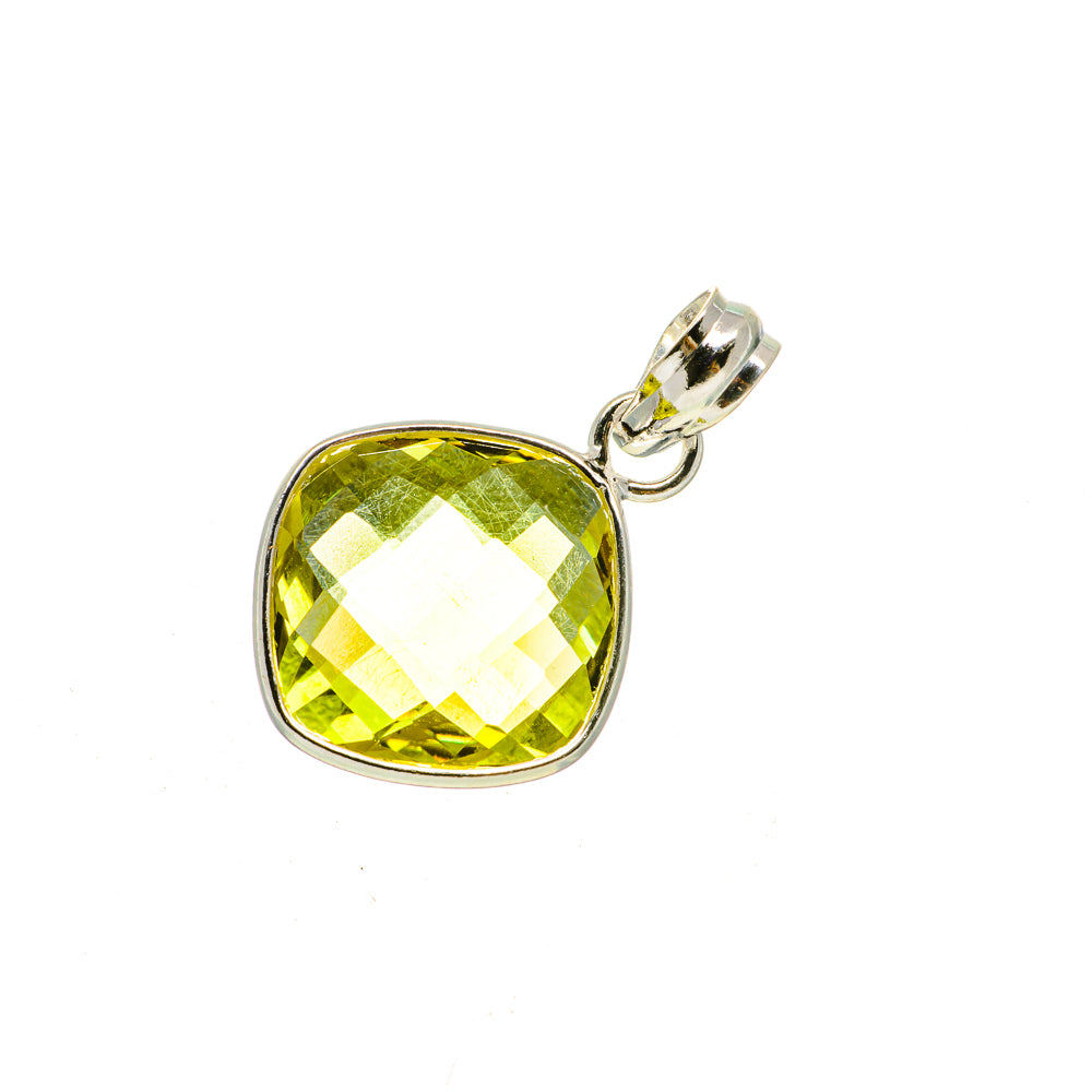 Lemon Quartz Pendants handcrafted by Ana Silver Co - PD735683