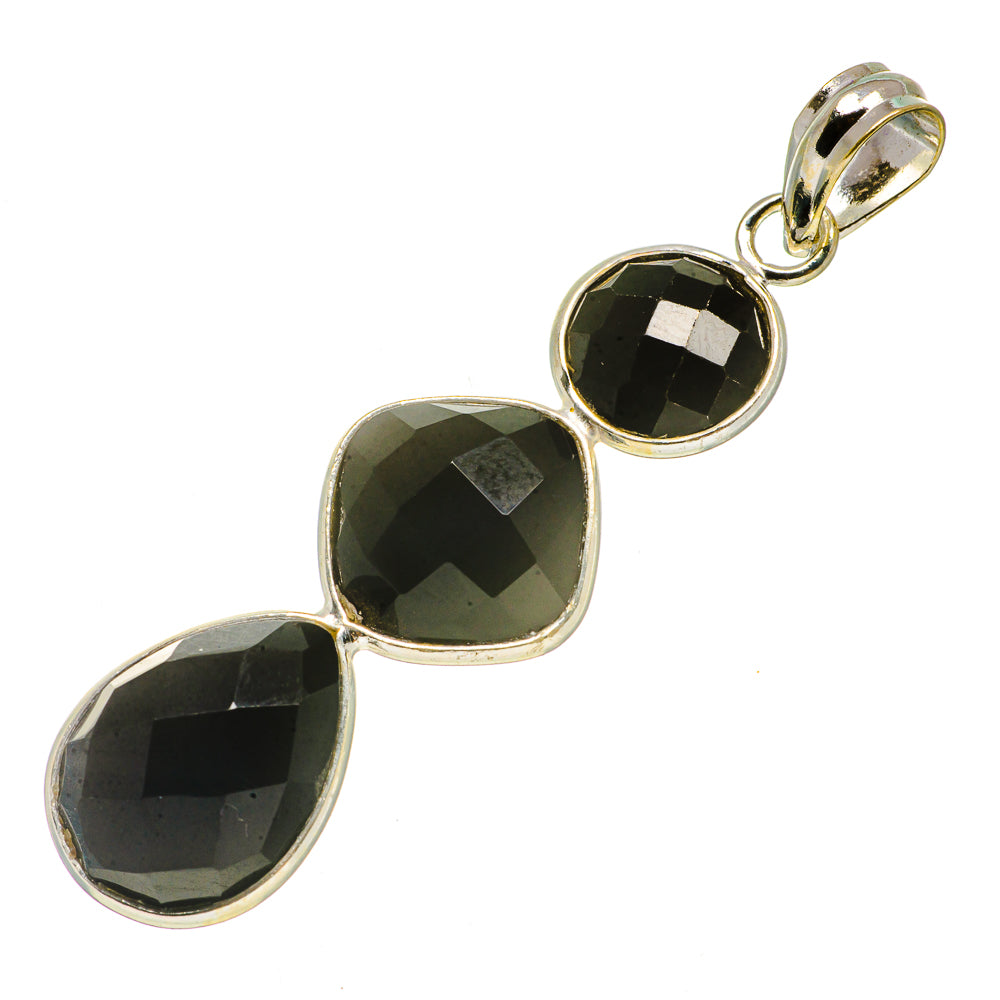 Black Onyx Pendants handcrafted by Ana Silver Co - PD735740