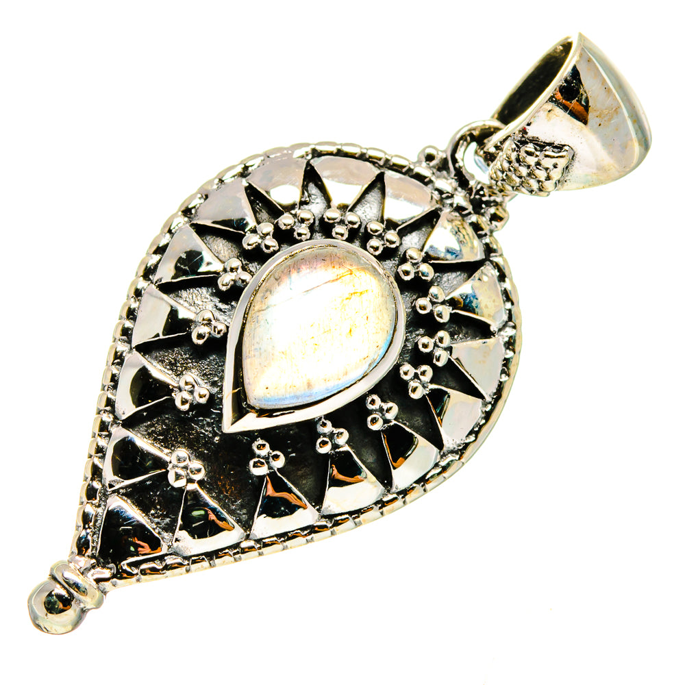 Rainbow Moonstone Pendants handcrafted by Ana Silver Co - PD737161