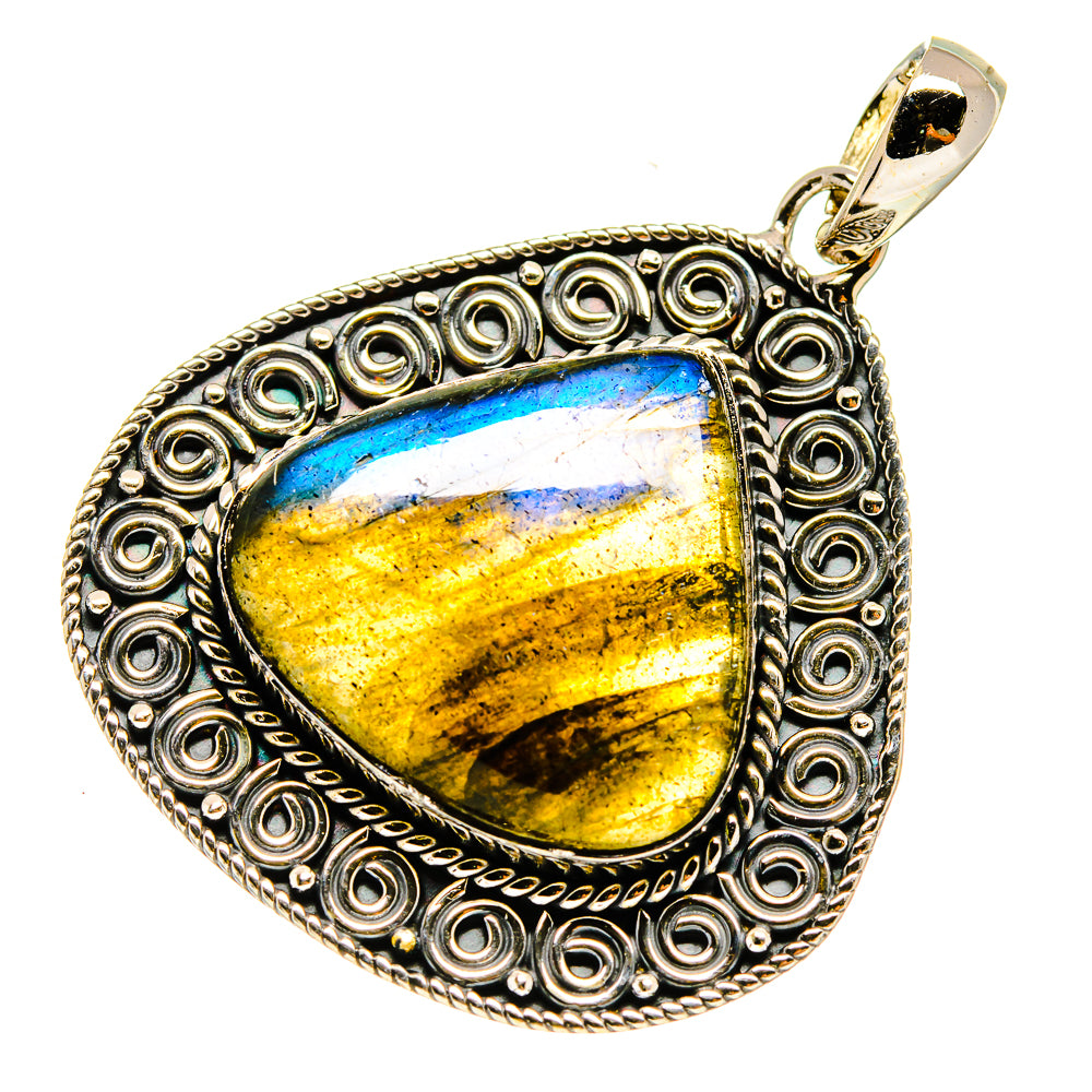 Labradorite Pendants handcrafted by Ana Silver Co - PD738076