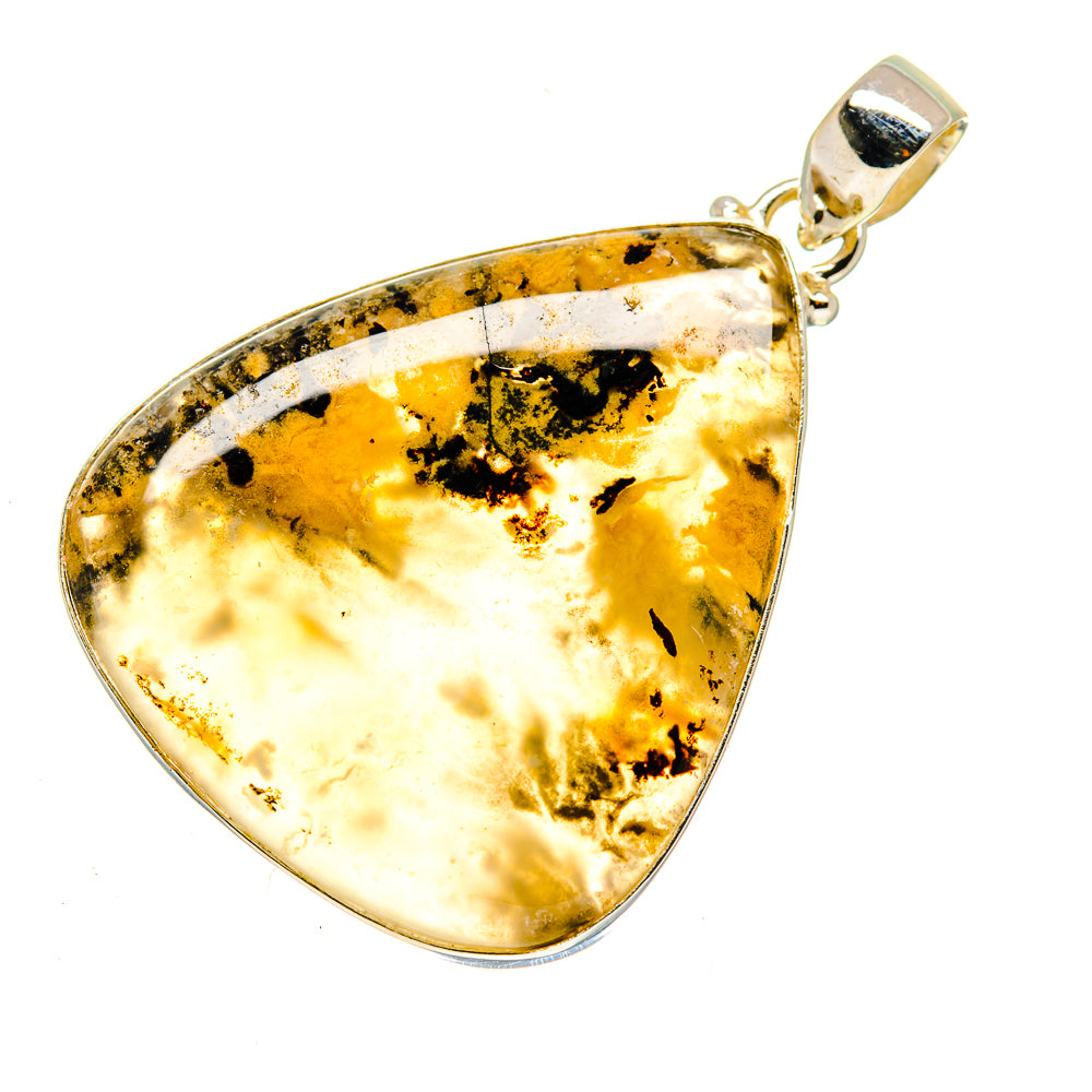 Plume Agate Pendants handcrafted by Ana Silver Co - PD738960