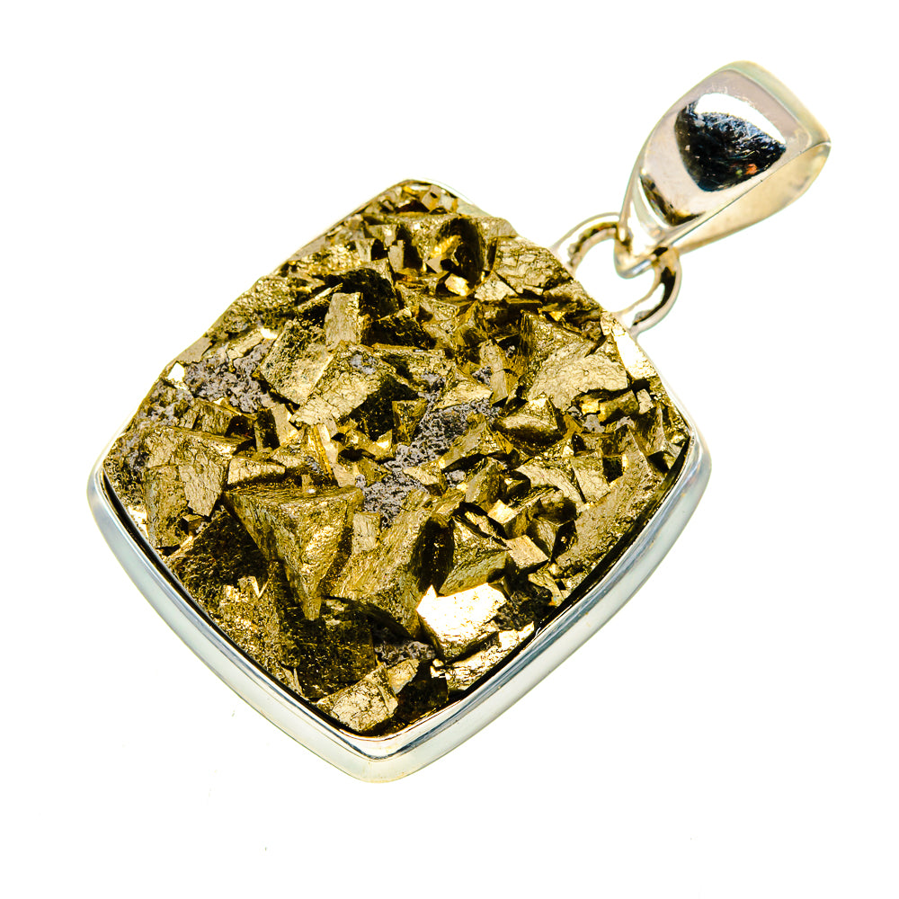 Pyrite Pendants handcrafted by Ana Silver Co - PD738972