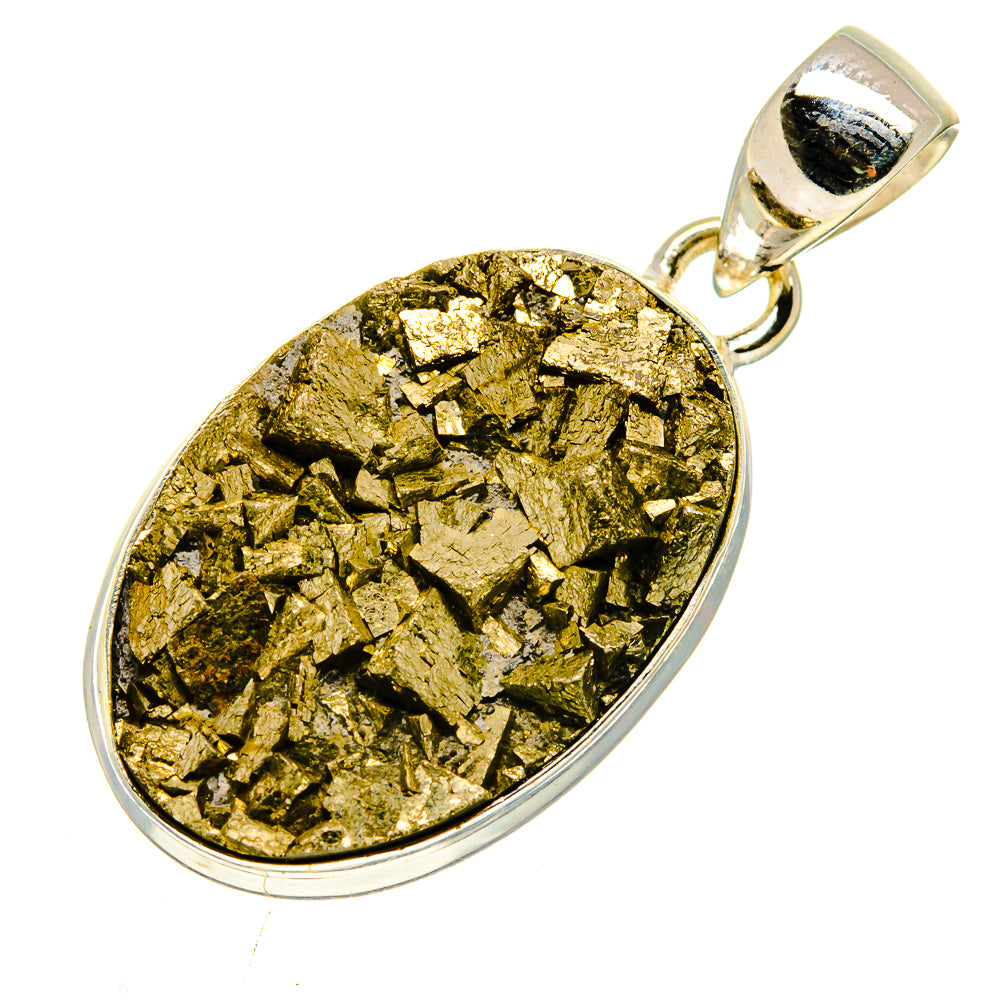 Pyrite Pendants handcrafted by Ana Silver Co - PD739610