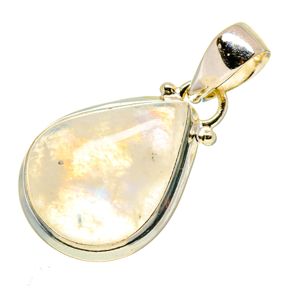 Rainbow Moonstone Pendants handcrafted by Ana Silver Co - PD739992