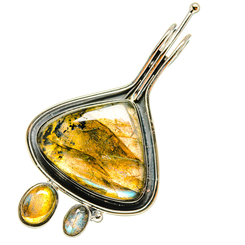 Labradorite Pendants handcrafted by Ana Silver Co - PD7402