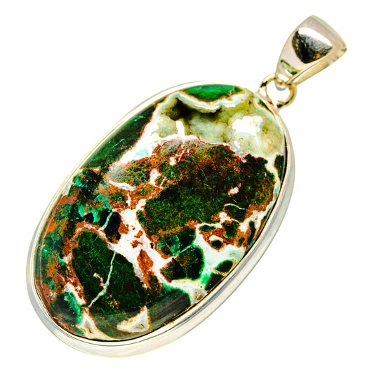Chrysocolla Pendants handcrafted by Ana Silver Co - PD740346