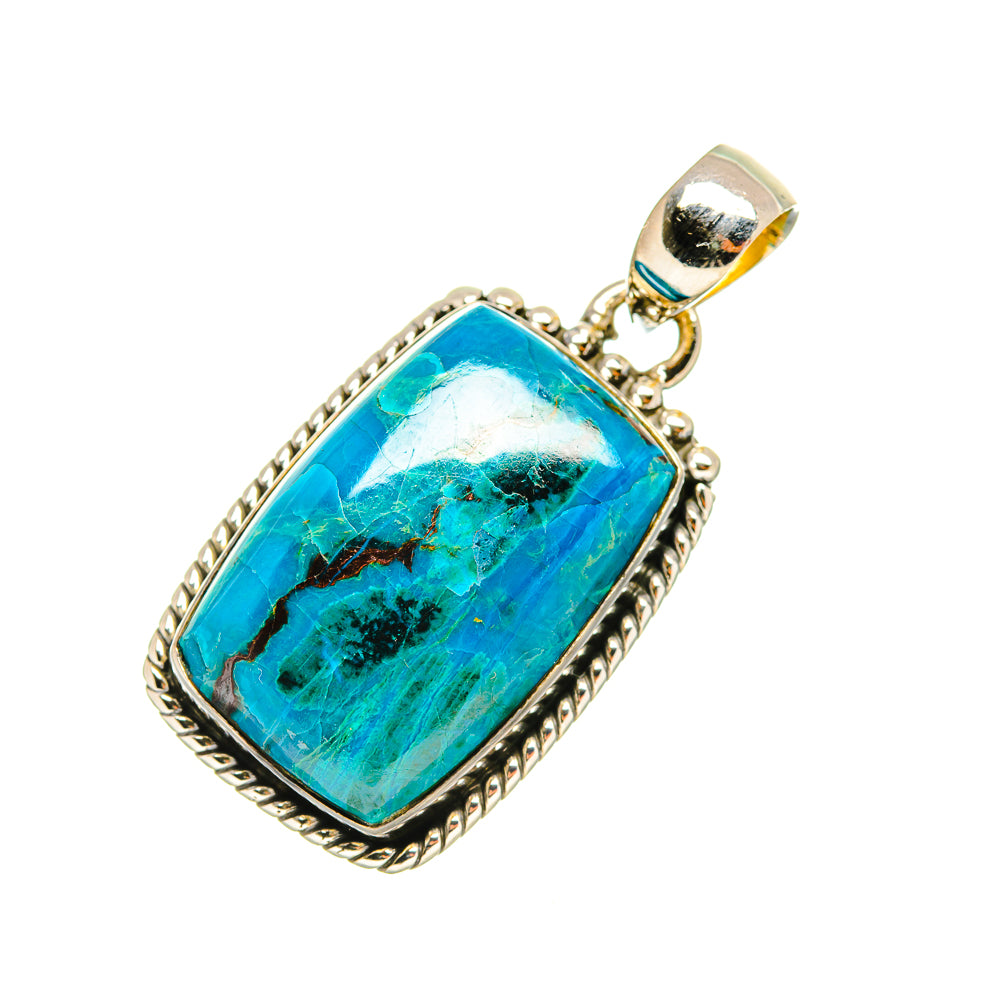 Chrysocolla Pendants handcrafted by Ana Silver Co - PD7418