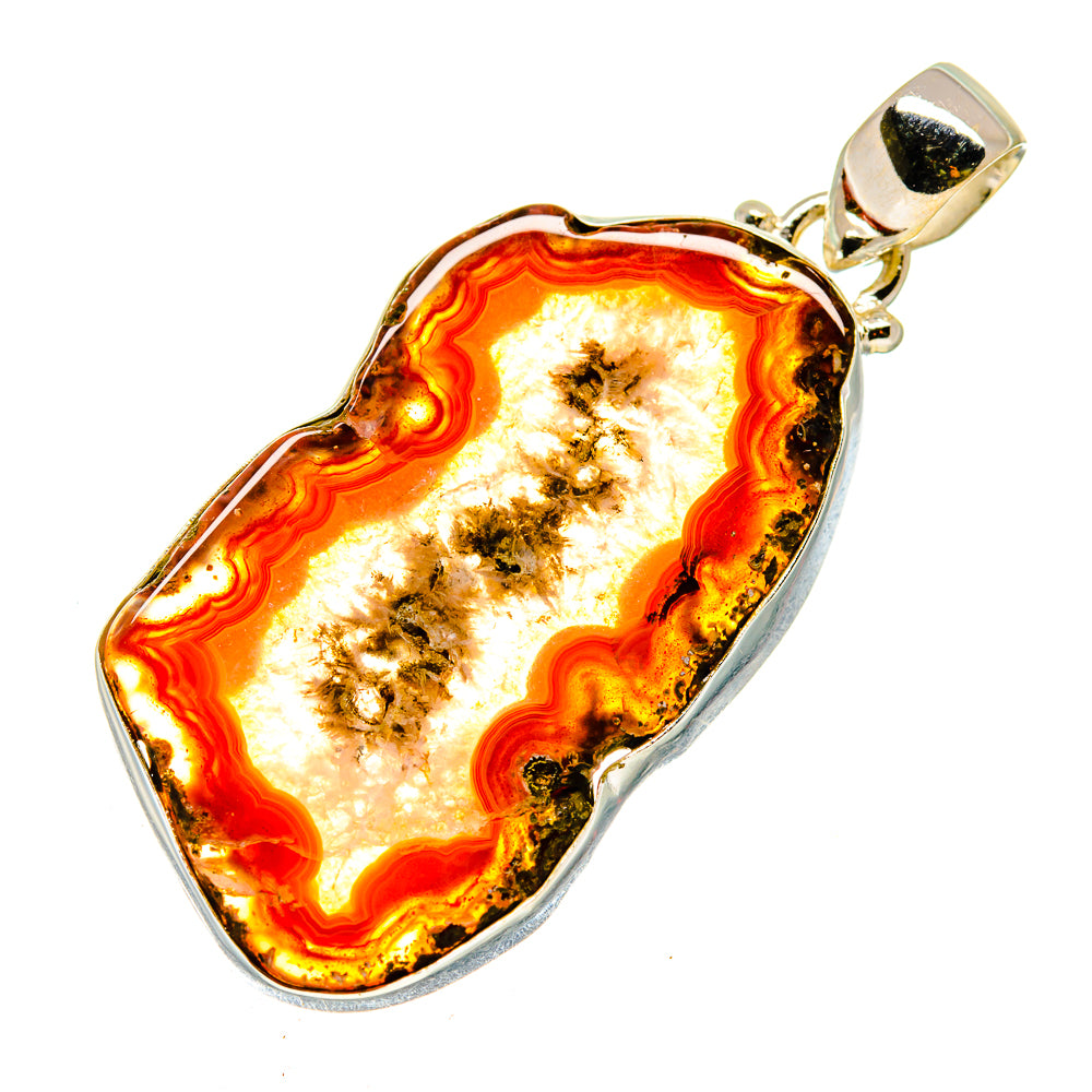 Agate Slice Pendants handcrafted by Ana Silver Co - PD741825