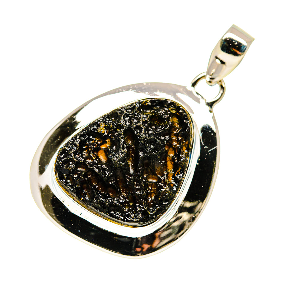 Tektite Pendants handcrafted by Ana Silver Co - PD742110