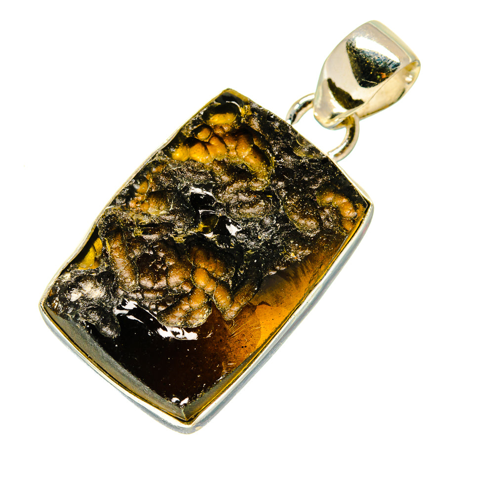 Tektite Pendants handcrafted by Ana Silver Co - PD742517