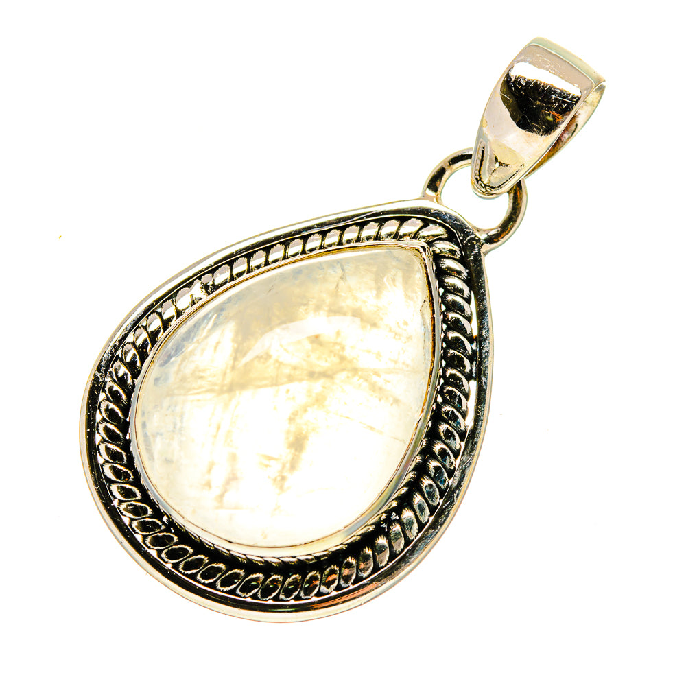 Rainbow Moonstone Pendants handcrafted by Ana Silver Co - PD742527