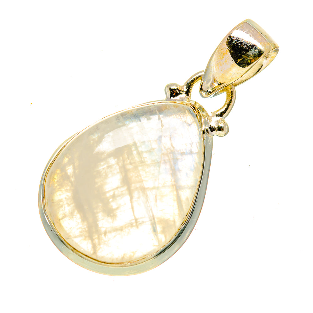 Rainbow Moonstone Pendants handcrafted by Ana Silver Co - PD742534